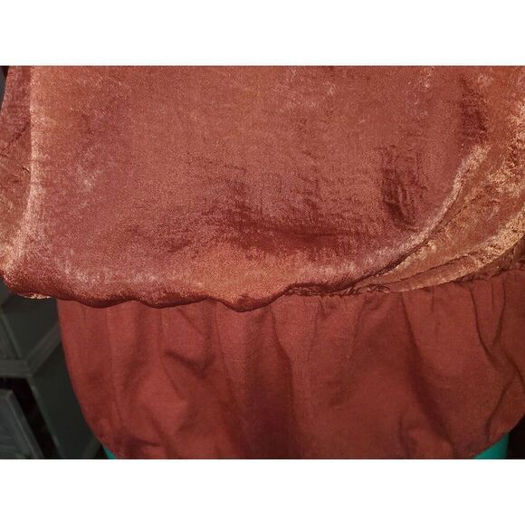 Curvy Sense Pretty Burnt Orange bodysuit Size 2X - Picture 4 of 8